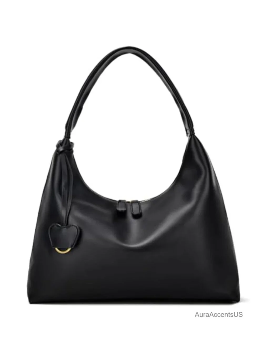 Women's Slouchy Hobo Purse Vegan Leather Shoulder Bag Crescent Tote Everyday